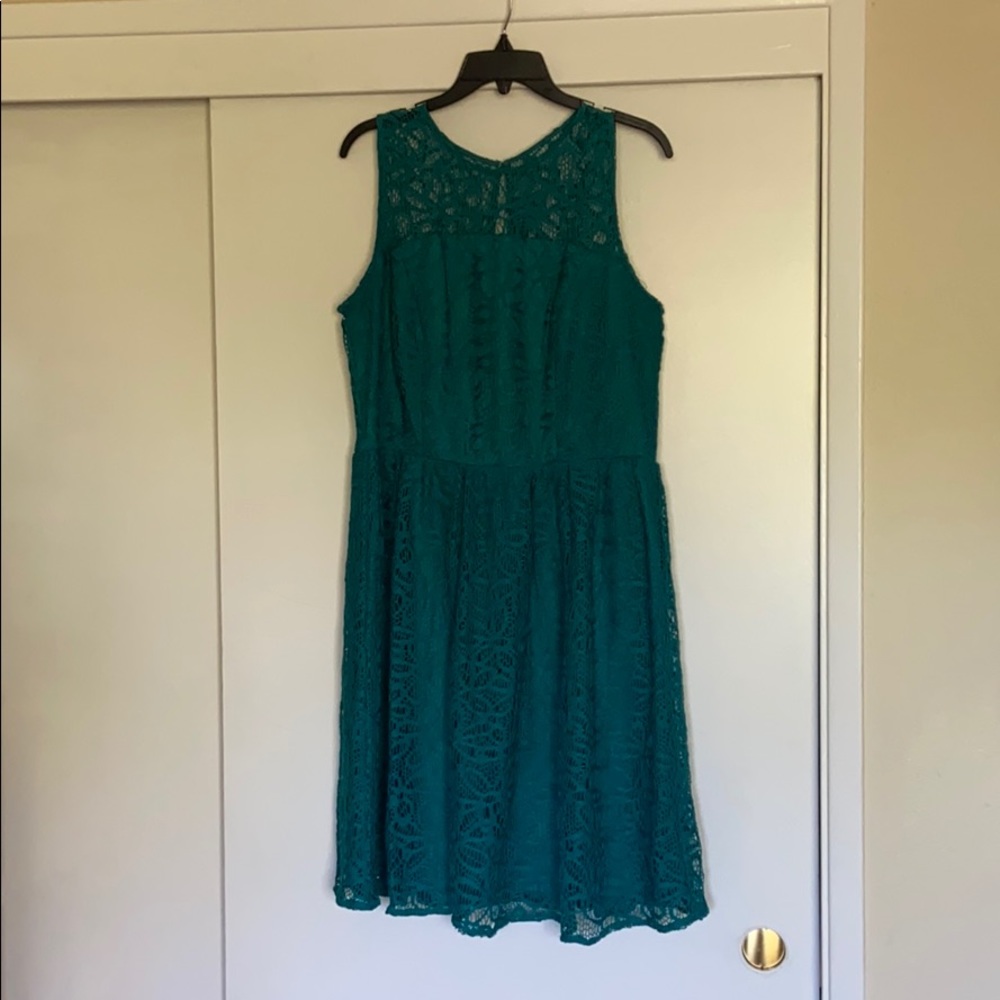 Green Lace dress